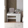 Hanah Home Sto za šminkanje Harmony 2 Square, 124 x 135 x 40 cm, Beli