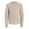 JACK & JONES Muški džemper 12266406, Bež