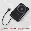 Power bank prenosiva baterija Oxpower PDW12 12000mAh 3u1 magnetic crna
