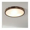Brilagi - LED plafonsko svetlo CARVALHO SLIM SMOKEY LED/36W/230V hrast prečnik 47,5 cm