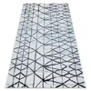 eoshop Preproga COLOR 47278306 SISAL vrstice, trikotniki bež/modra ( - Velikost: 120x170 cm)