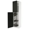 METOD Visoki element-ostava, bela/Lerhyttan crno bajcovano, 60x60x240 cm