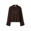 VERO MODA Pulover AWNovah pikčasto rjava