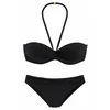 LASCANA Bikini, črna
