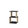HANAH HOME Carter Noćni stočić, 29.6x29.6x49.4cm, Antracit-hrast