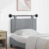 vidaXL Visoki naslon za glavo Svetlo siva 90 x 55 x 5 cm blago