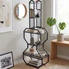 Hanah Home polica za knjige Trio, 29 cm, crna
