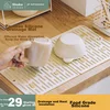 Shuke Podloga za sušenje sudova sa motivom narandžaste mačke, 46,5x24,5cm, Bela