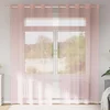 Voile zavjese s ušicama 2 kom narančaste 140x245 cm