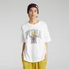 Mens Puma NEKOSAN x HOOPS DYLAN Graphic Oversized Short Sleeve Tee Unisex, White, Size S, Clothing