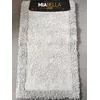 MIABELLA Kopalniške preproge DAMASK, set 60x100 + 60x50 cm., svetlo siva