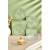 Hermia Set dezertnih tanjira, 6 komada, Providni