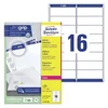 Avery Zweckform etikete L7162-100, 99.1 x 33.9 mm, bele, 1600 etiket/zavitek, A4, za tiskalnik
