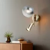 Opviq Zidna lampa Zerde-80-29, O14, 12cm, IP20, Zlatna boje