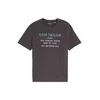 TOM TAILOR Majica turkizna / antracit / bela