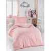 Hanah home Set Single posteljine Pure, 140x200cm, Roze