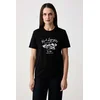 KARL LAGERFELD Majica Apres B4W17039 Črna Regular Fit