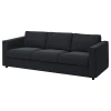 VIMLE Sofa trosed, Saxemara crno-plava