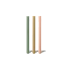 Ribbed Candles Blooming Flower