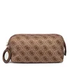 Kozmetični kovček Guess Adrian Logo Travel TWNB21 68851 Svetlo rjava