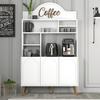 HANAH HOME Lyon 120 White Walnut komoda