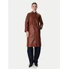 MAX&Co. Usnjeni plašč Doppia 2616471021200 Rjava Regular Fit