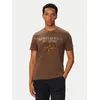 Aeronautica Militare Majica 262TS2582UJ00750 Rjava Regular Fit