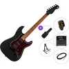 PSD Guitars STC-100M-HSS SET Matte Black Električna kitara