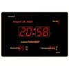HoTai LED zidni sat, 39x58cm, Crni
