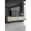 Hanah home TV Komoda Luxe Bež-Zlatna