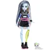 Northix Monster High punčka Frankie s hišnim ljubljenčkom in 7 dodatki
