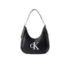 Ročna torba Calvin Klein Bold Ck Crescent LV04F3427G Črna