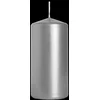 AURA SREBRNA cilindrična sveča obhajilo poroka BISPOL 6x12cm