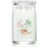 Yankee Candle Aromatska sveča Podpis steklo velika Coconut Beach 567 g
