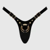 strap-on-me Leatherette Harness Fabulous One Size Black Glossy
