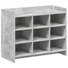 Ormar za cipele s pohranom Betonska siva 85 x 39,5 x 70 cm
