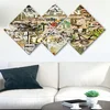 Wallity slika 4MDF27905032, 60x115 cm, 4 dijela