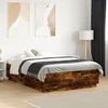 Okvir za krevet boja hrasta 135x190 cm konstruirano drvo