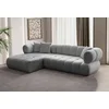 Atelier del Sofa Ugaona garnitura na razvlačenje Petra Left, 280 x 170 x 90 cm, Siva