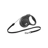 FLEXI Povodac za pse Black Design Cord S 5m sivi