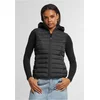 Womens ultra-light quilted vest black