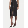 Elisabetta Franchi Ravno krilo GK-28B-66E2-V440 Črna Slim Fit