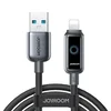 Joyroom Kabel USB-A – iPhone Lightning 3A, 1,2 m – črn