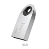 Hoco USB-ključ 8 GB USB 2.0 (USB A) Hoco mini UD9, srebrn