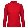 MAJICA DUGI RUKAVI POLO B&C ID.001 LSL/WOMEN 180G CRVENA 2XL