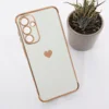 Maska Heart Frame za Samsung A16 5G/ A166B bela