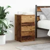 Noćni ormarići s 3 ladice 2 kom staro drvo 39x35x65 cm