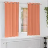 Zavjese za blackout s prstenovima 2 pcs Terakota 175 x 140 cm