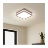 Brilagi -LED Spoljašnje plafonsko svetlo BENE LED/18W/230V 21,5x21,5 cm braon IP54