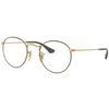 Ray-Ban Round Metal Classic RX3447V 2991 L (50) Črna/Kristalna